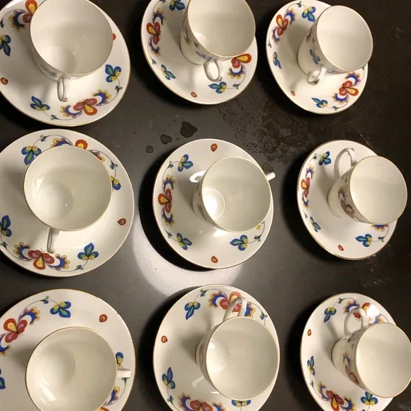 Farmers Rose Porsgrund Set